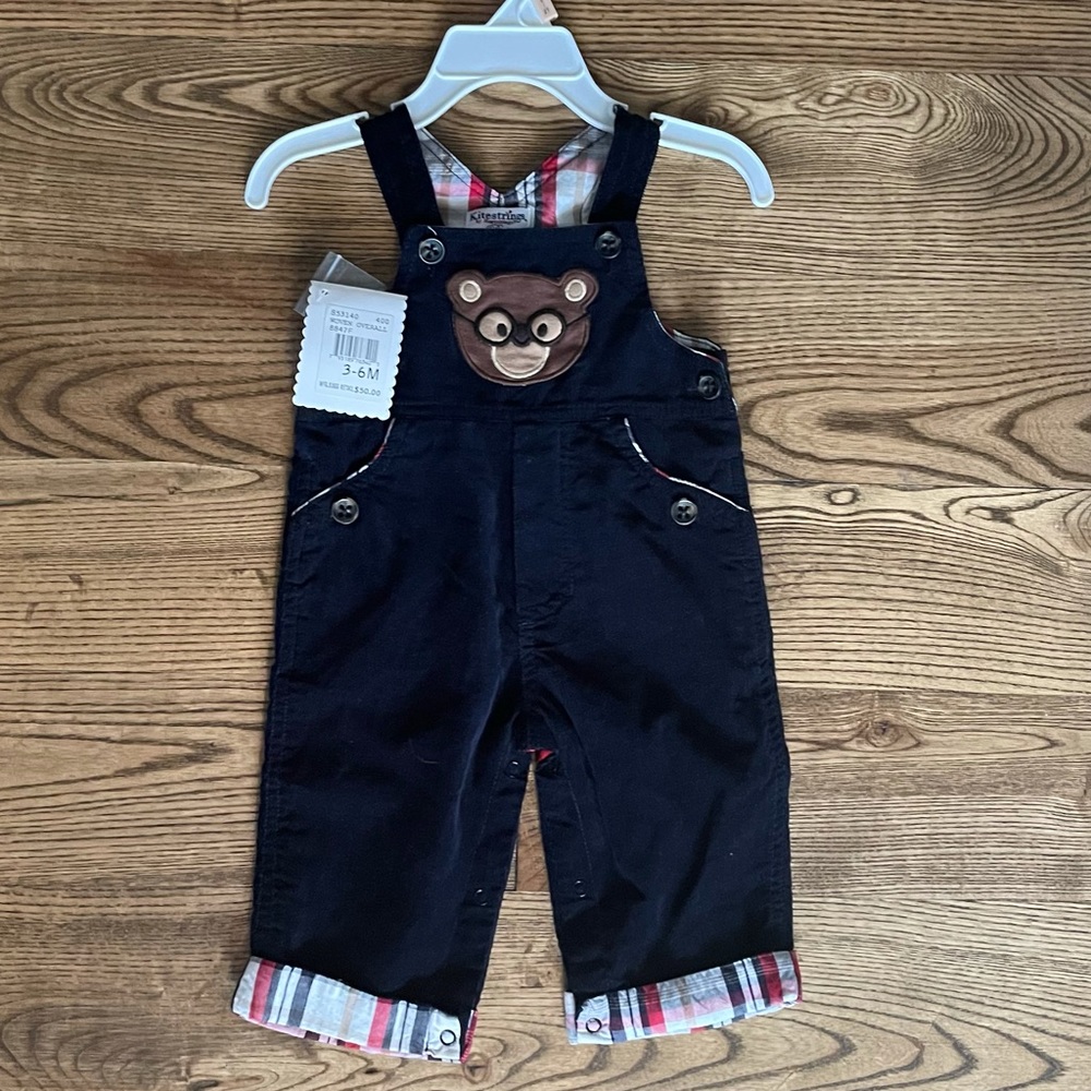 NWT Kitestrings by Heartstrings 3-6 mo Overalls